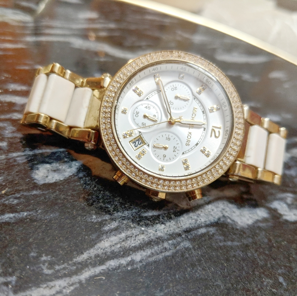 Michael Kors Diamante Bling Women's Watch 🤍🤍🤍